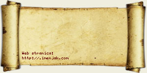 Neda Pljakić vizit kartica